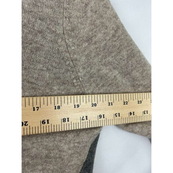 Charter’s Club Luxury Women's Large 100% Cashmere Color Block Cardigan Sweater - Picture 5 of 14